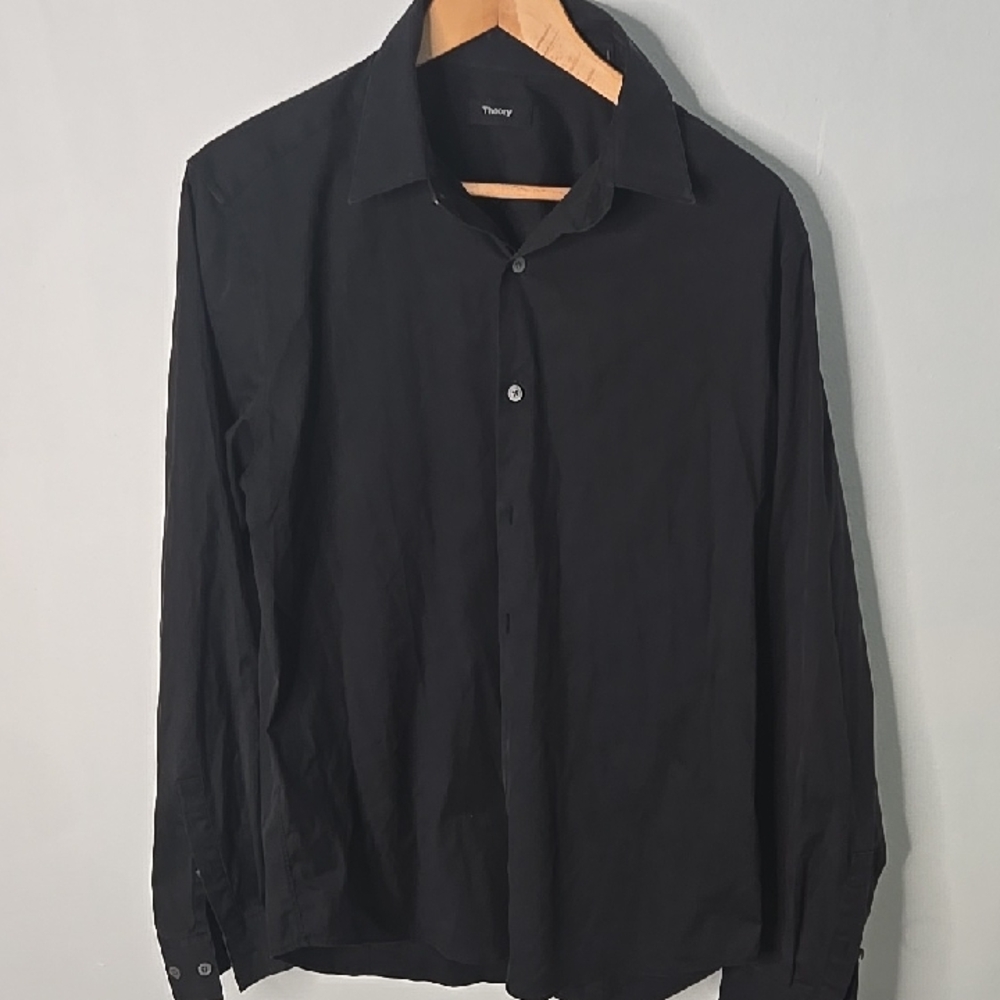 Theory Men's Black Shirt